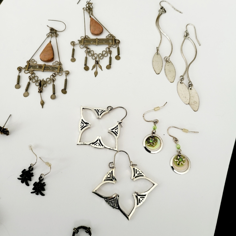Boho earrings lot